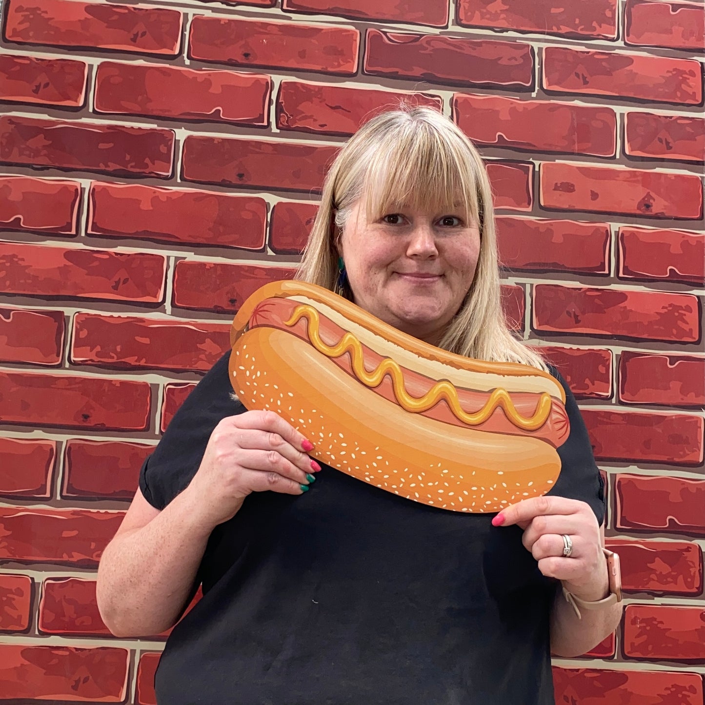 Oversized Hot Dog Sign