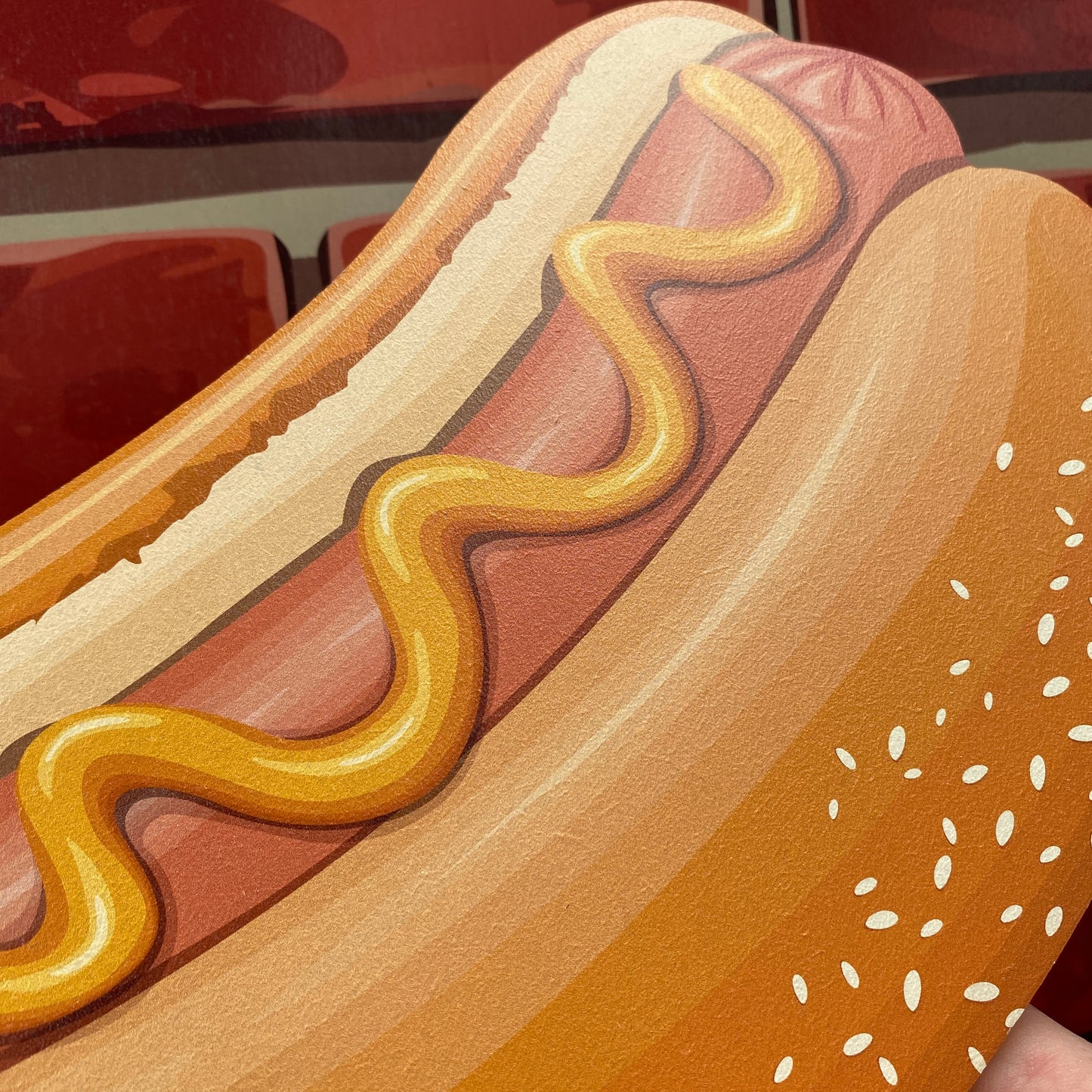 Oversized Hot Dog Sign