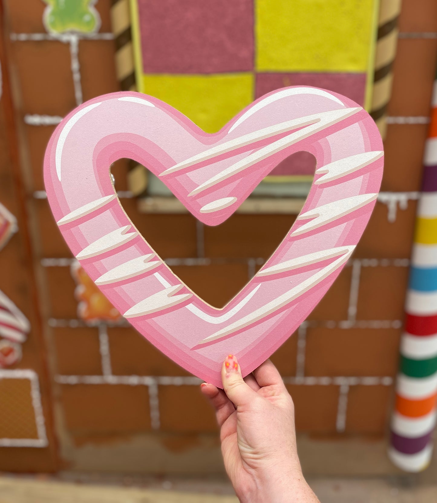 Giant Heart Biscuit Prop