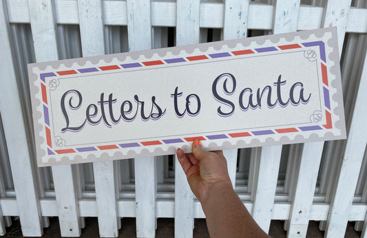 Letters To Santa Sign