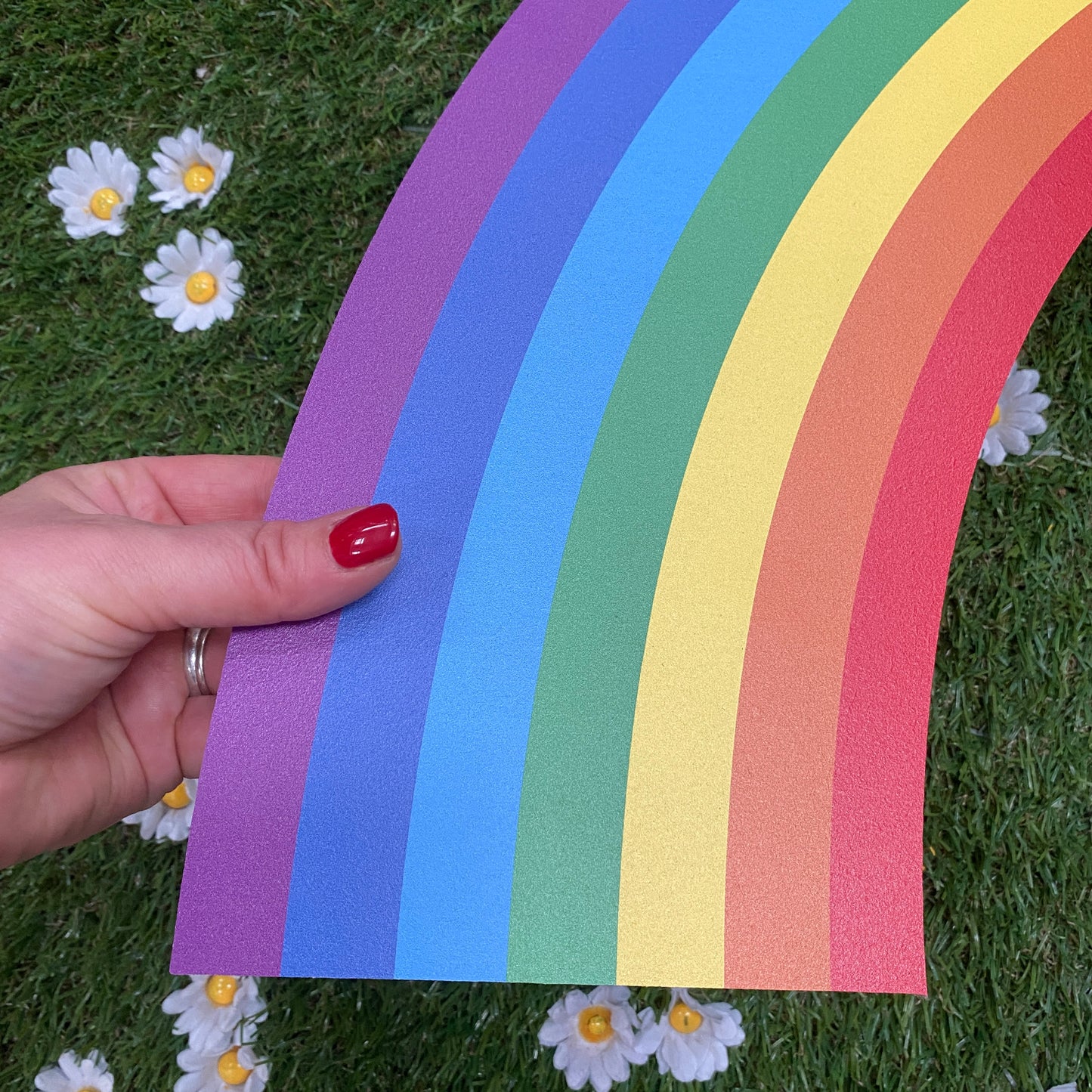 Wooden Rainbow Prop