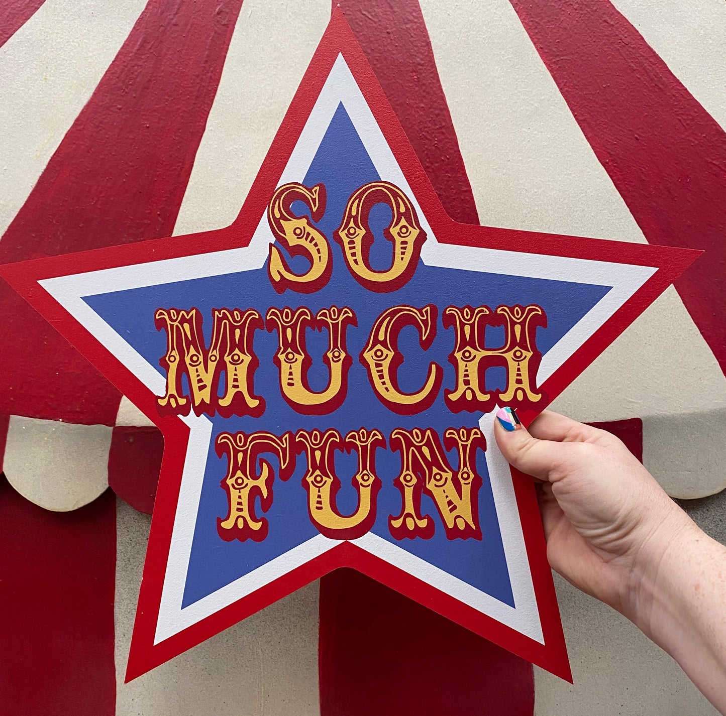 So Much Fun Fairground Sign