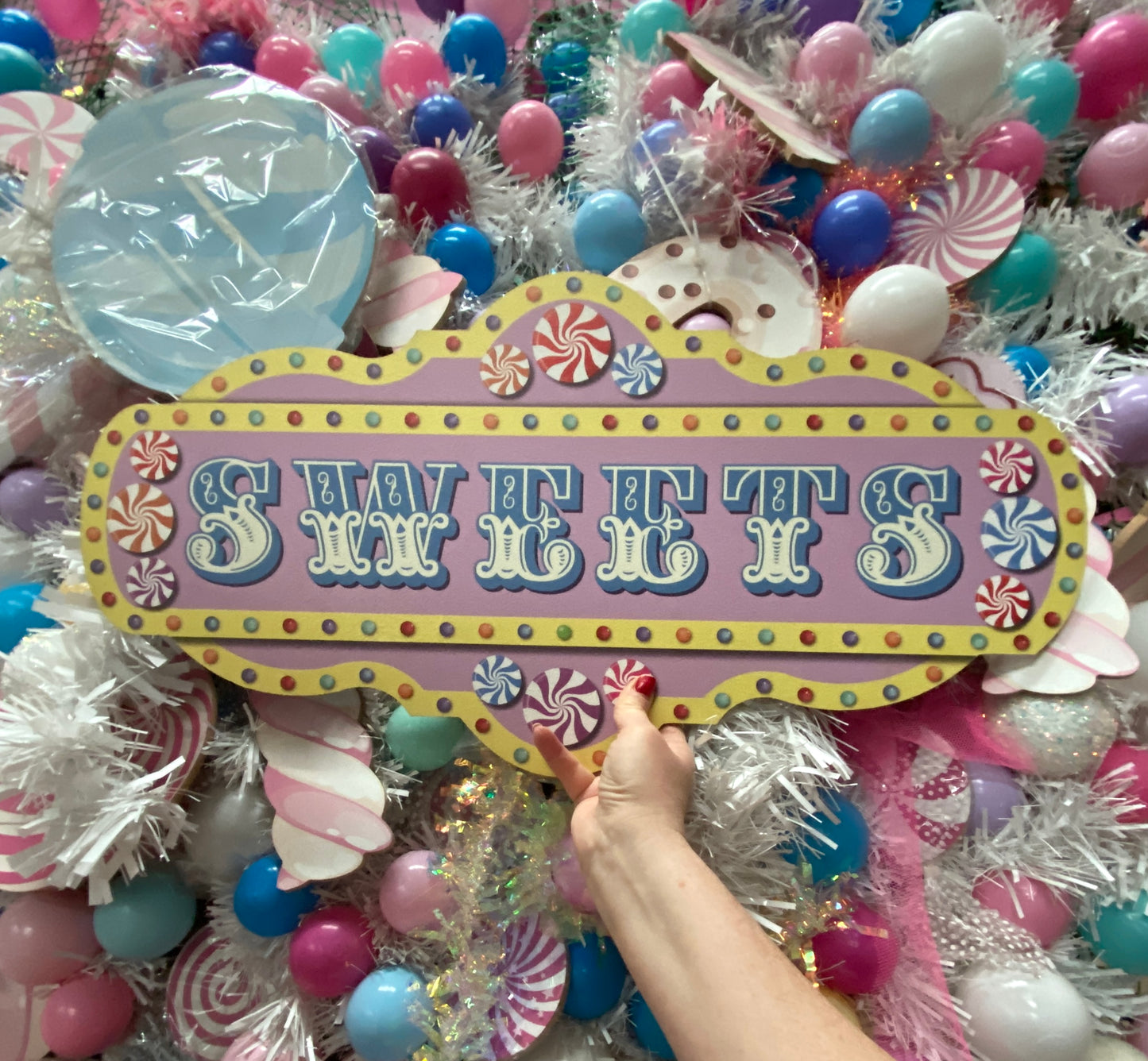 Funfair Sweets Sign