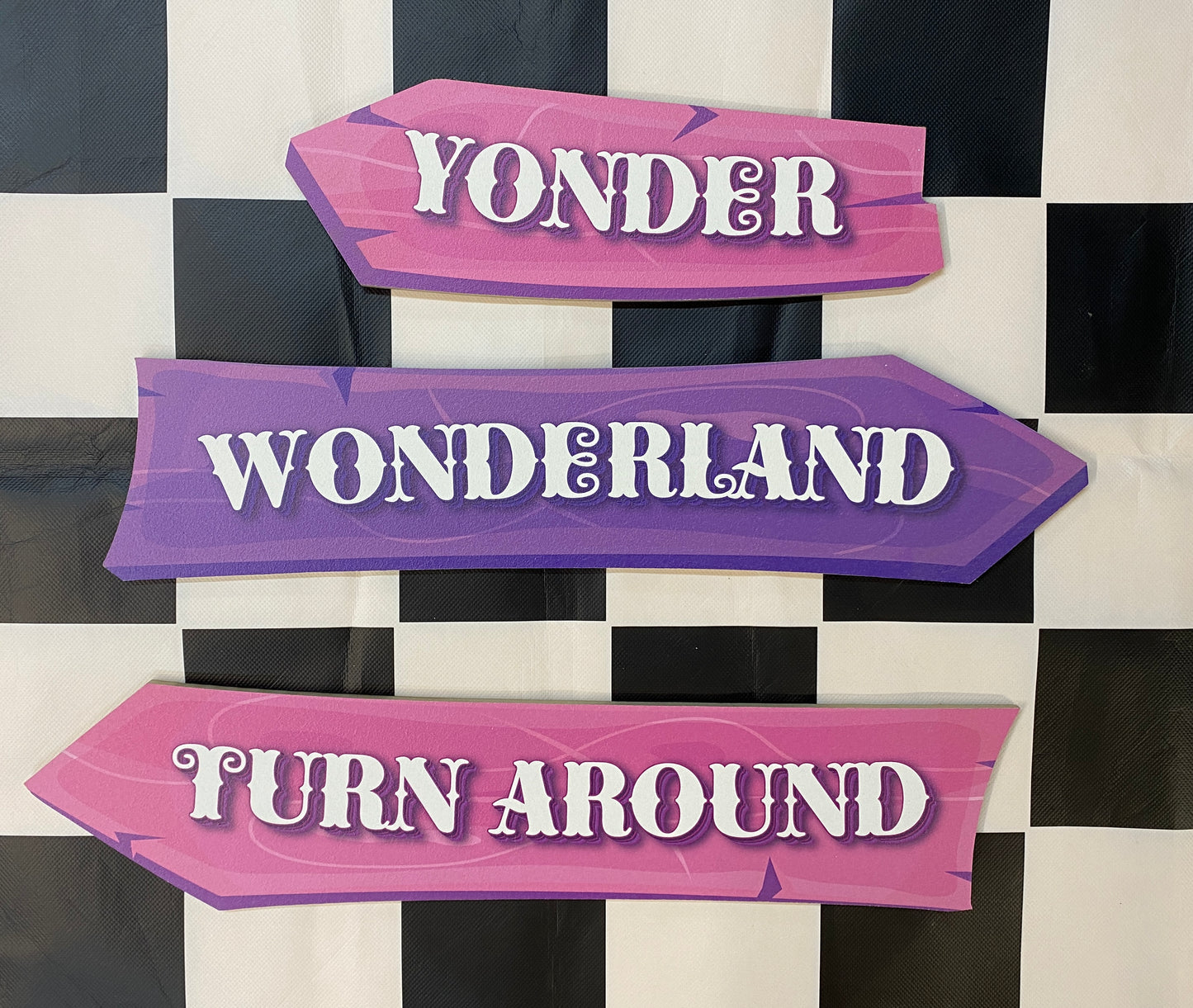 Wonderland Wooden Arrow