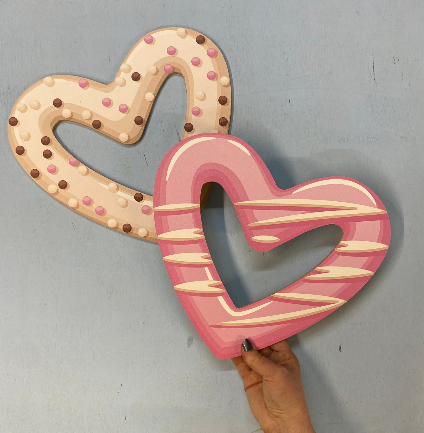 Giant Heart Biscuit Prop