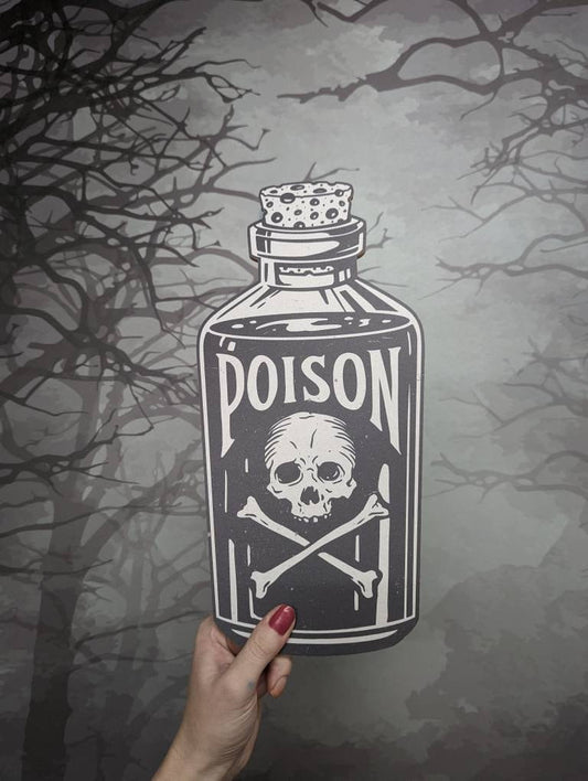 Giant Poison Bottle Sign