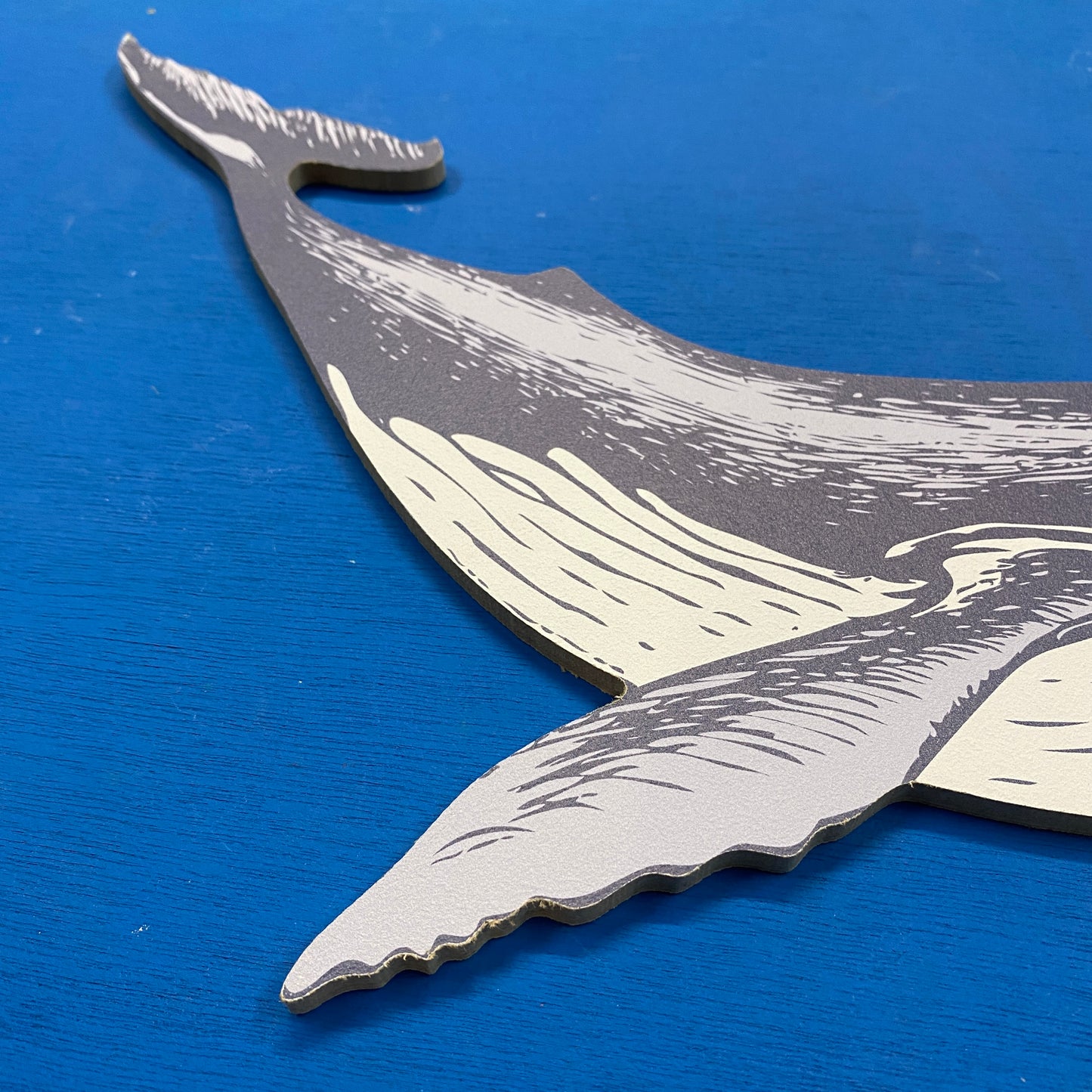 Wooden Whale Decoration