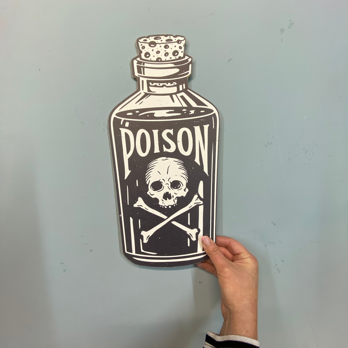 Giant Poison Bottle Sign