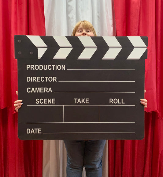 Oversized Clapperboard Sign