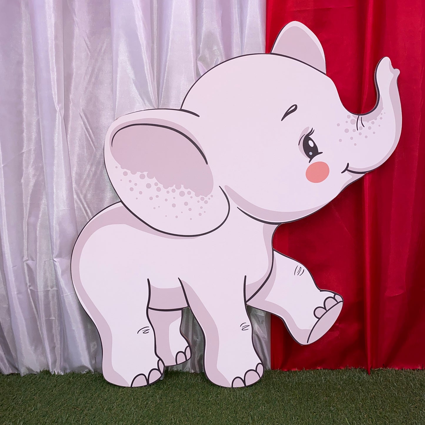 Baby Elephant Wooden Prop