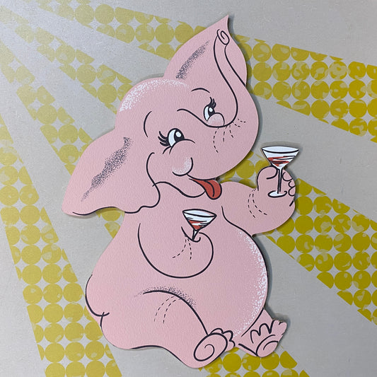 Kitsch Elephant Wall Prop