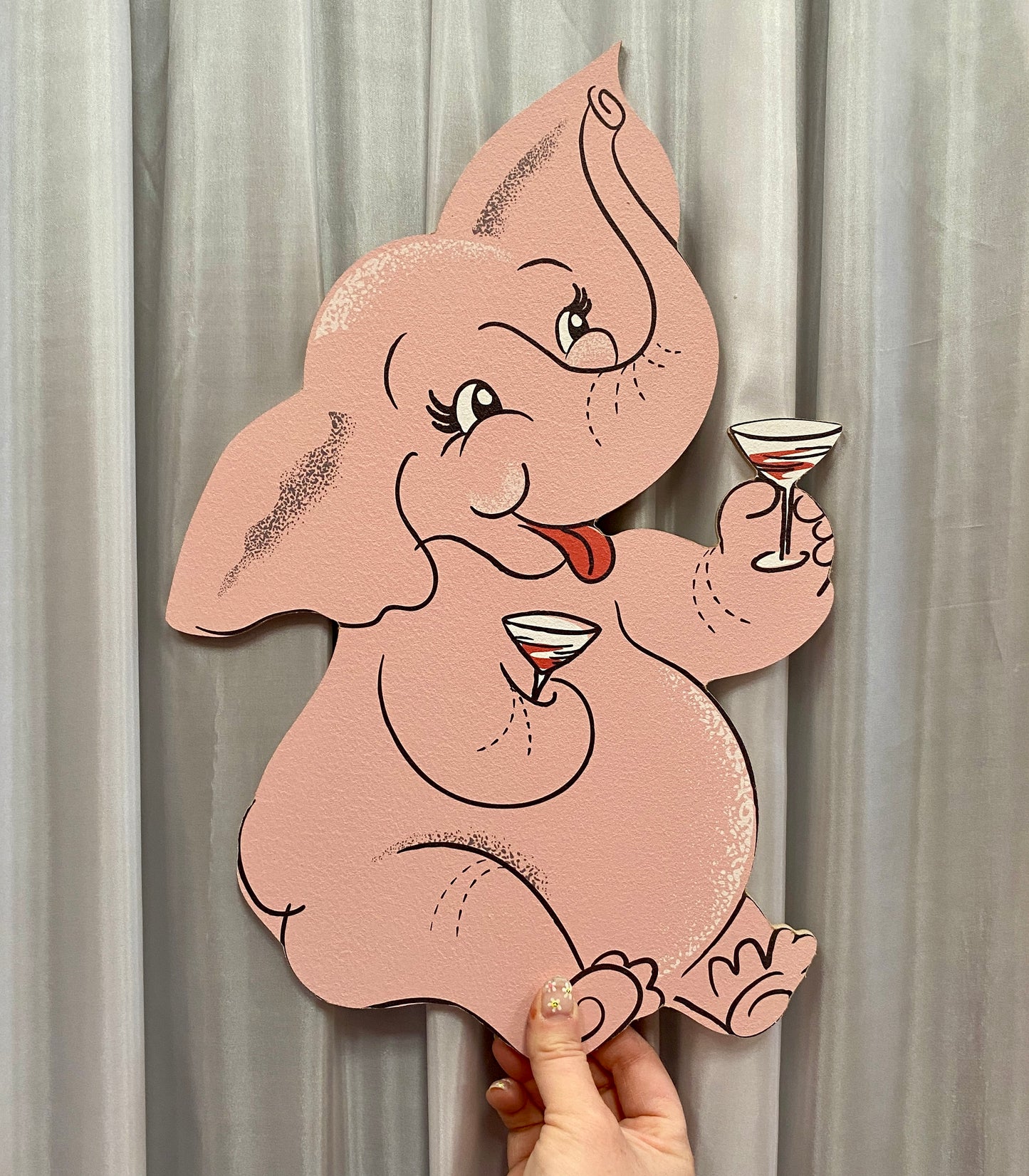 Kitsch Elephant Wall Prop