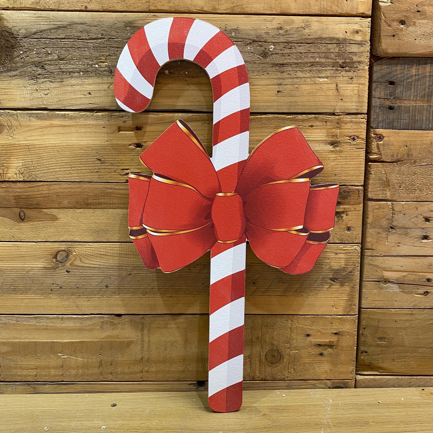 Candy Cane 2D with Bow Prop