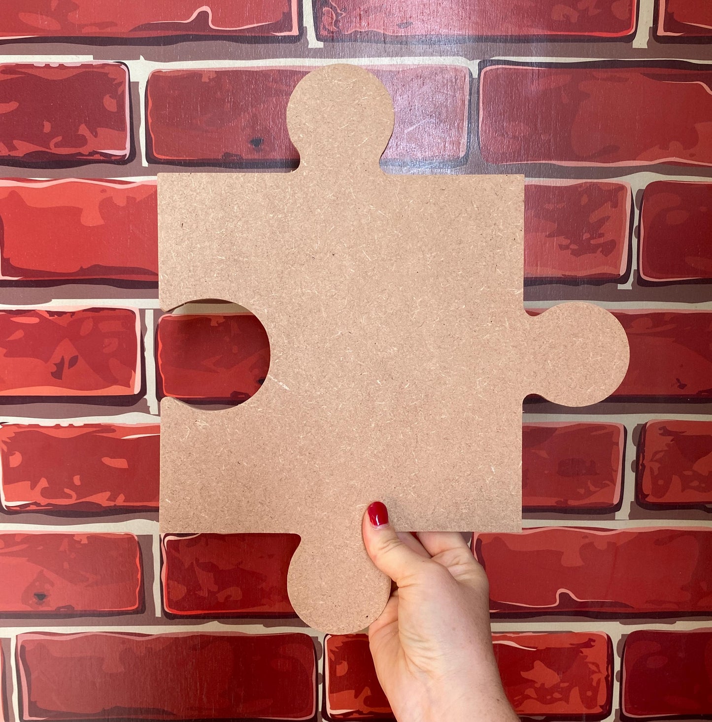 Giant UNPAINTED Wooden Jigsaw Puzzle Piece