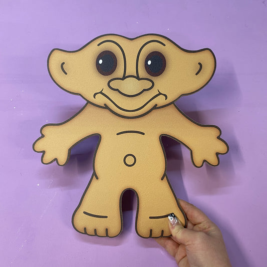 Hairless Wooden 2D Troll