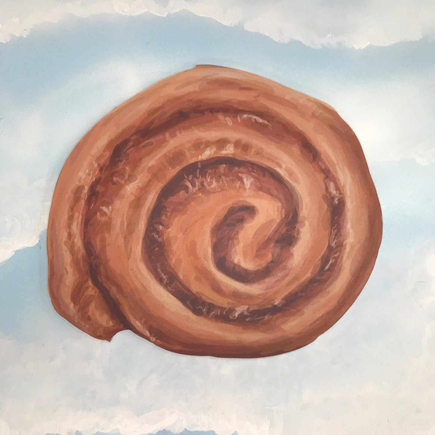 Oversized Cinnamon Swirl Bun