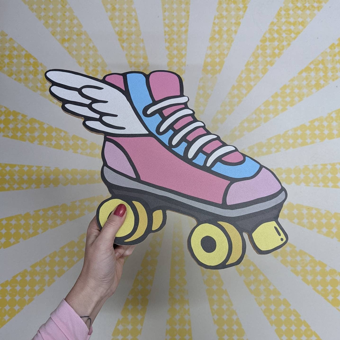 Cartoon Roller Skate Decoration