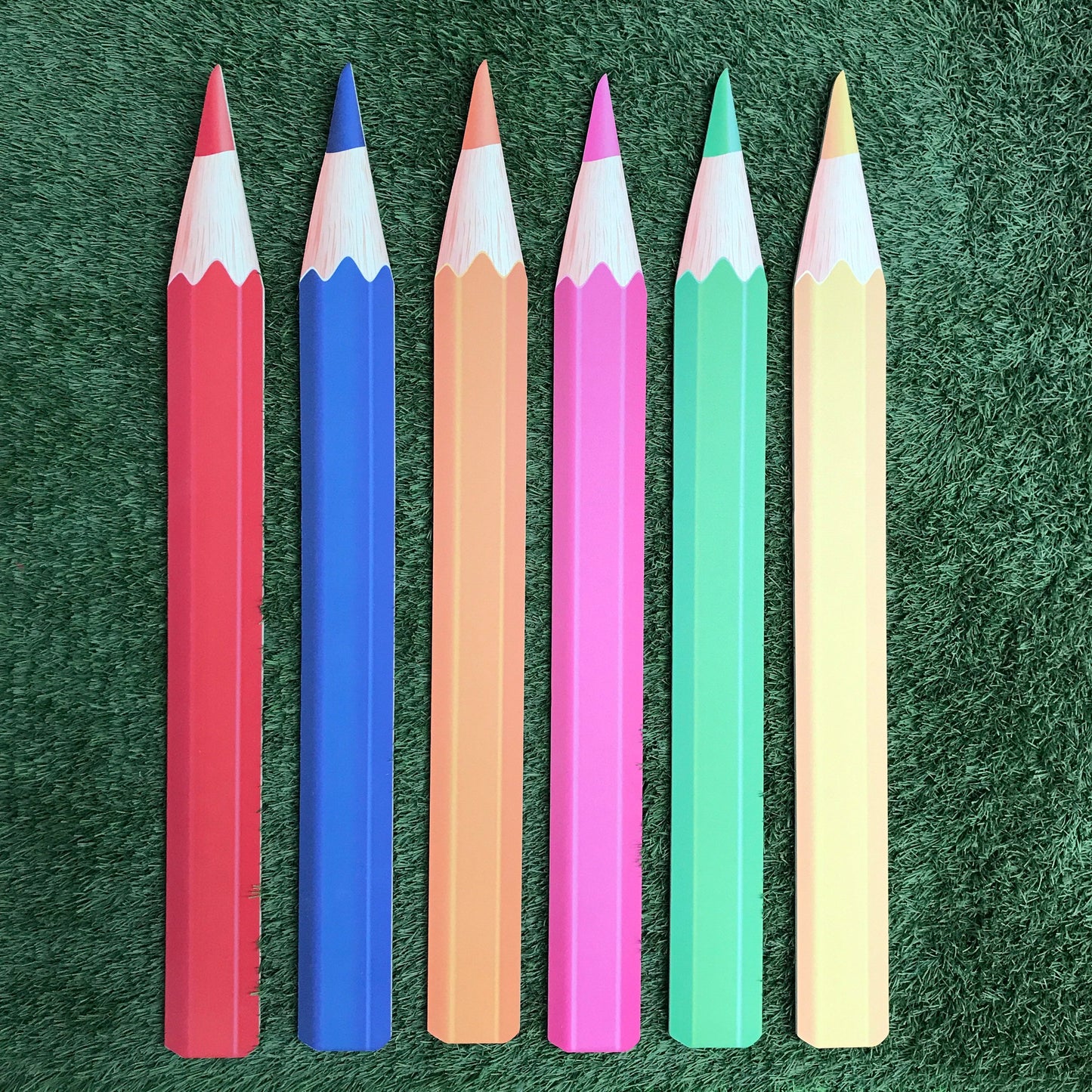 Giant 2D Colouring Pencil Prop