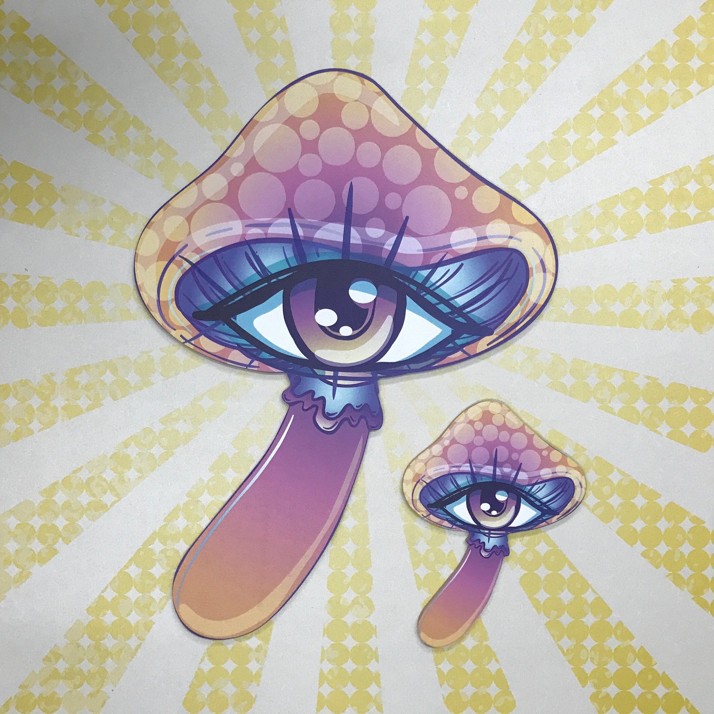 Psychedelic Eye Mushroom Prop