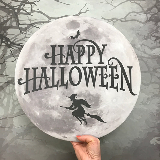 Happy Halloween Moon Sign