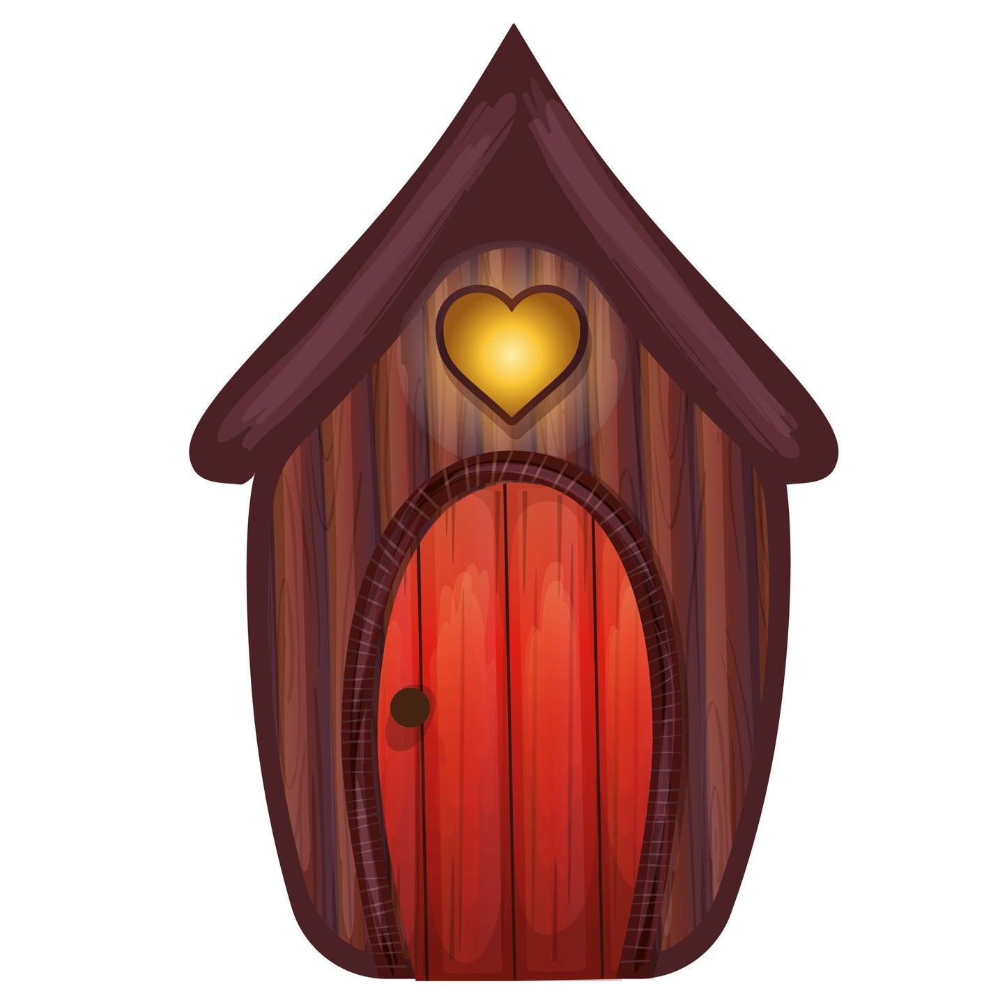 Wooden Fairytale House Cutout