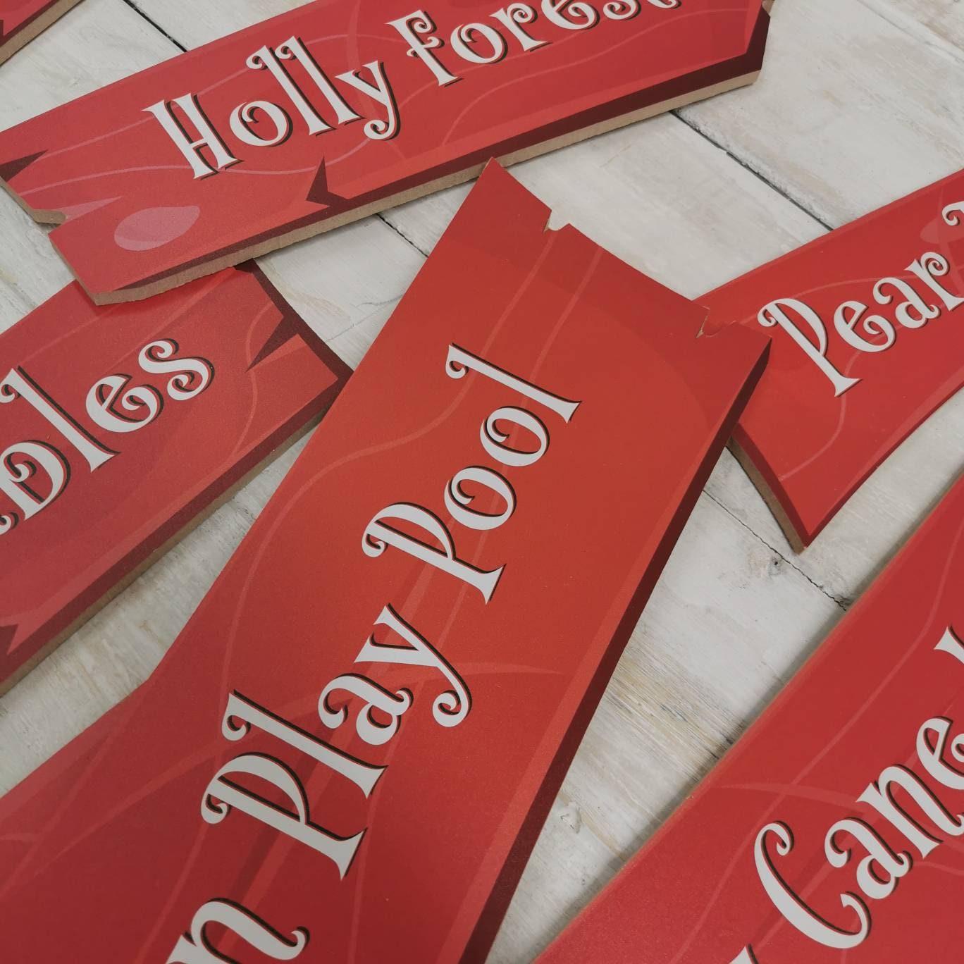 Christmas Signpost Plaques