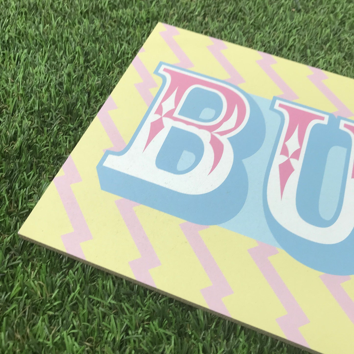 Pastel Buzz Wire Sign