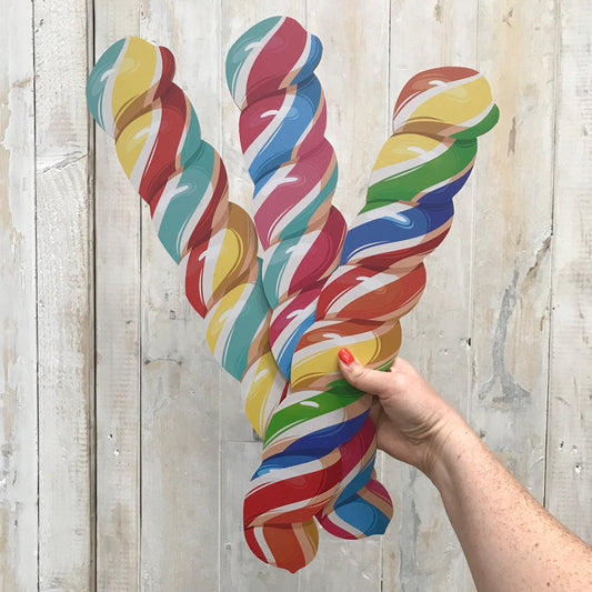 Giant Candy Twist Prop