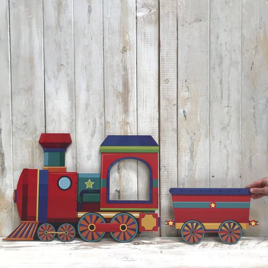 Wooden Toy Train Prop
