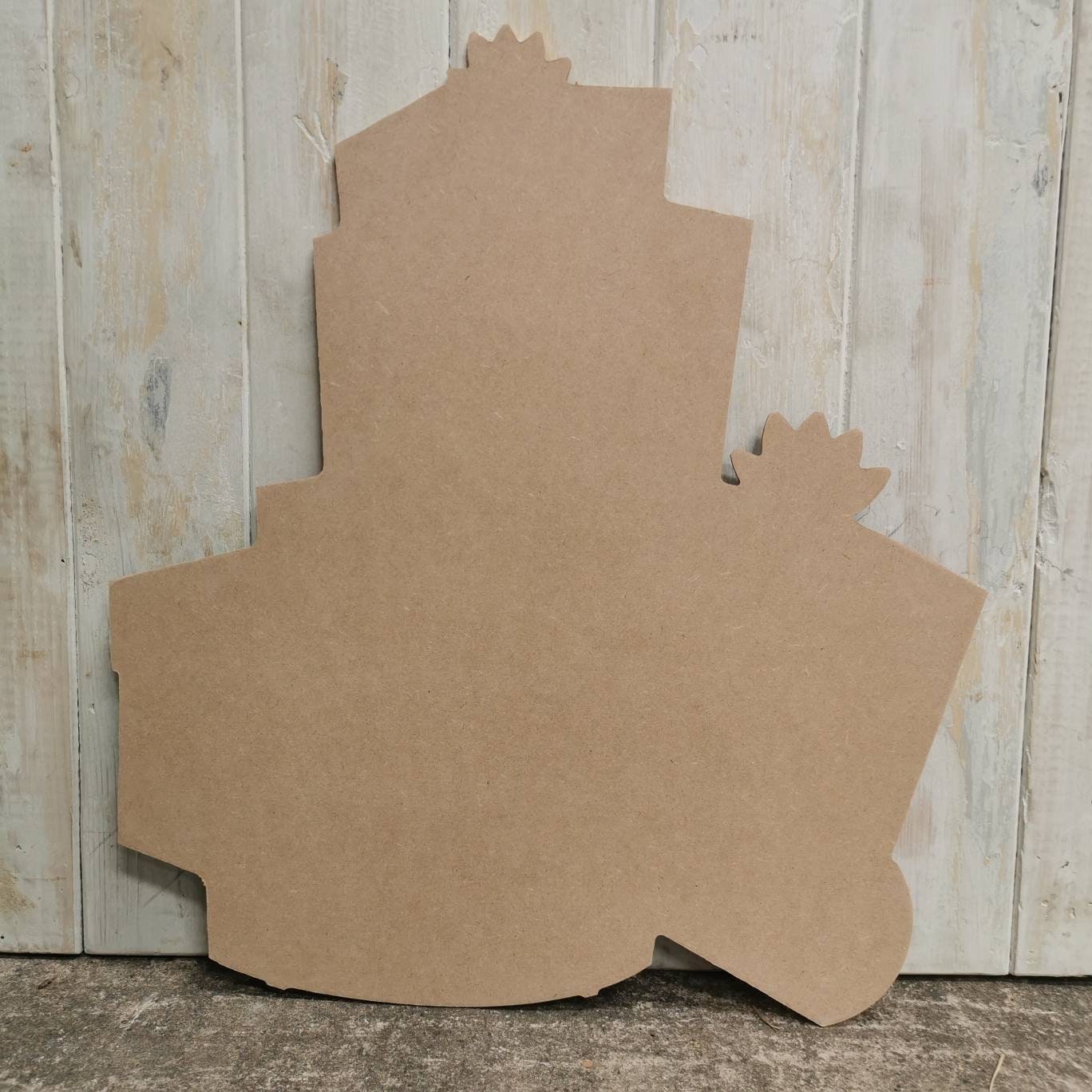 Present Stack Display Wooden Cutout