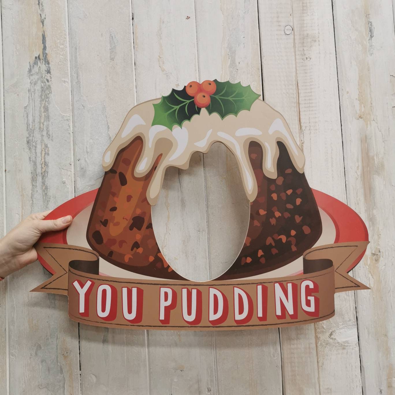 Christmas Pudding Peep Board