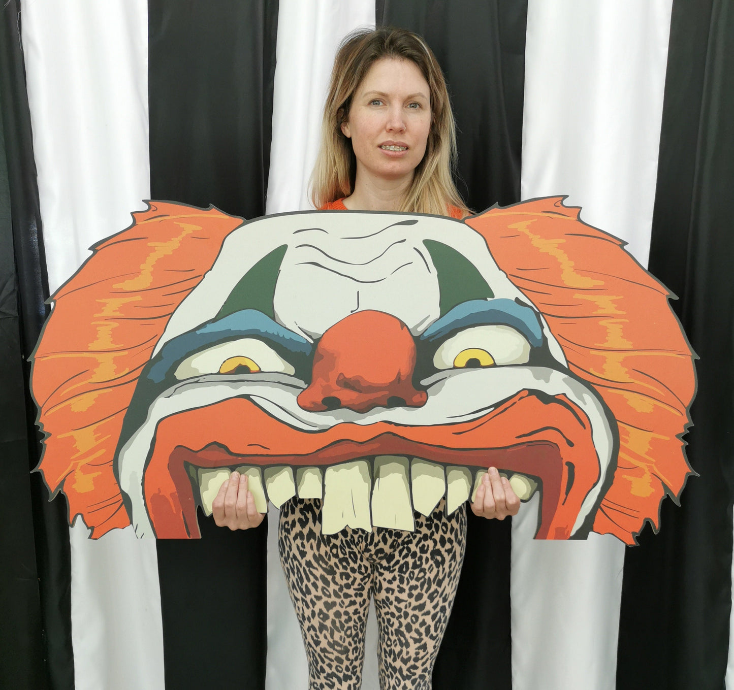 Giant Clown Mouth Door Decoration