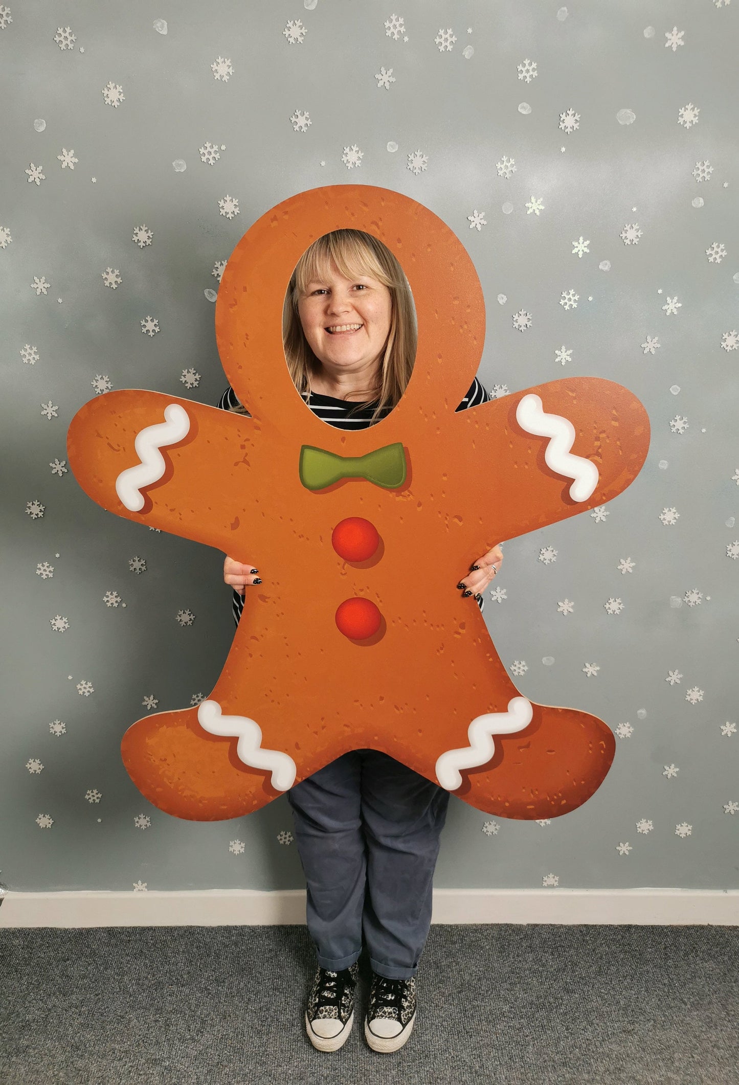 Giant Gingerbread Man or Lady Photo Prop