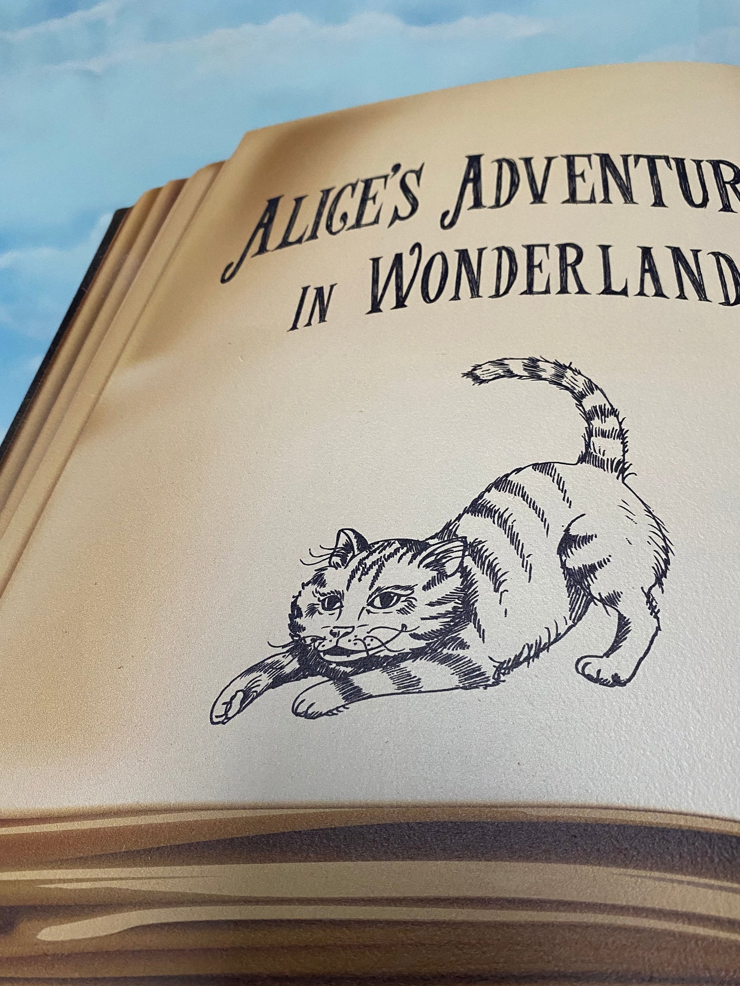 Alice In Wonderland Book Prop