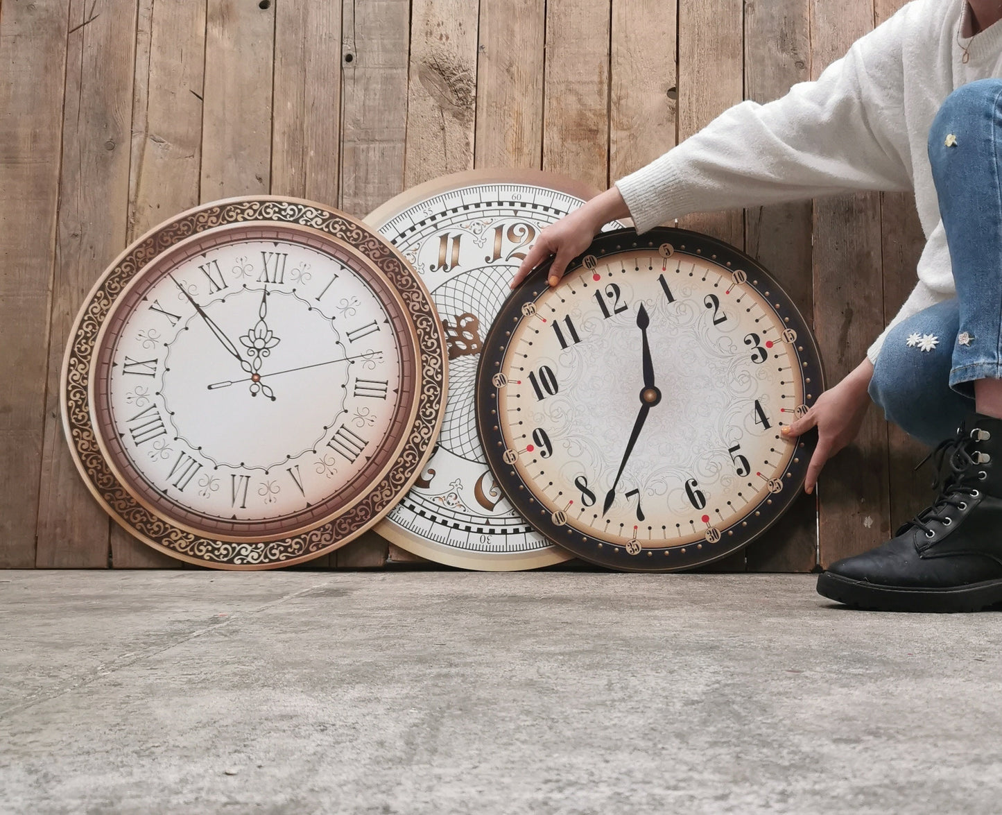 Giant Clock Face Decoration