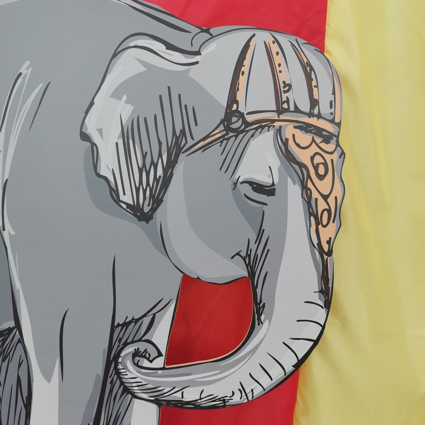 Wooden Circus Elephant Cutout