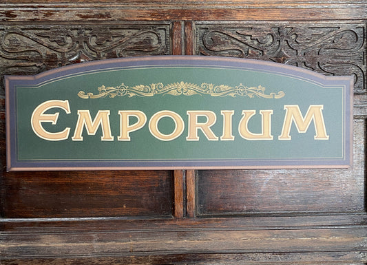 Traditional Emporium Sign
