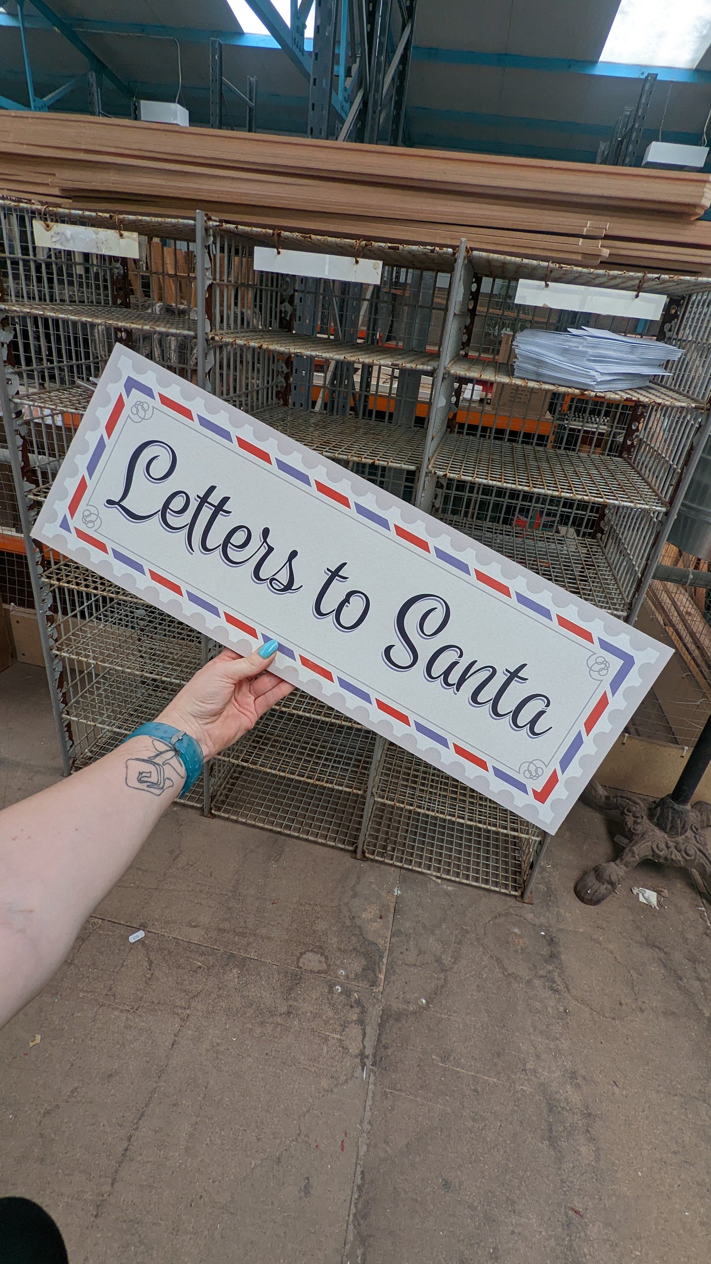 Letters To Santa Sign