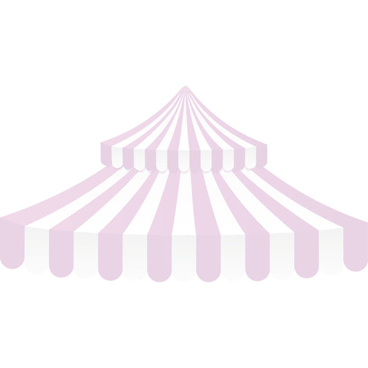 Pink Circus Big Top Cutout