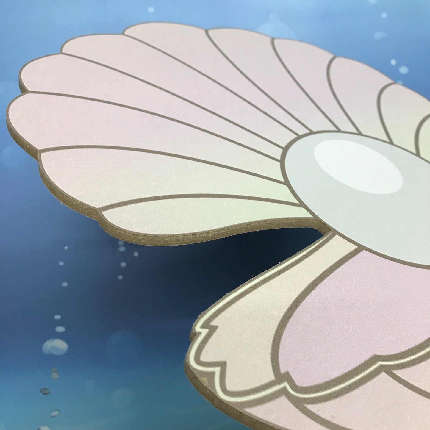 Giant Pastel Clam Shell