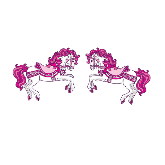 Pink Carousel Horse Prop