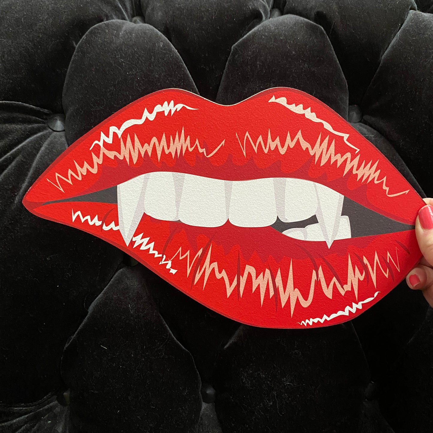 Vampire Lips Sign